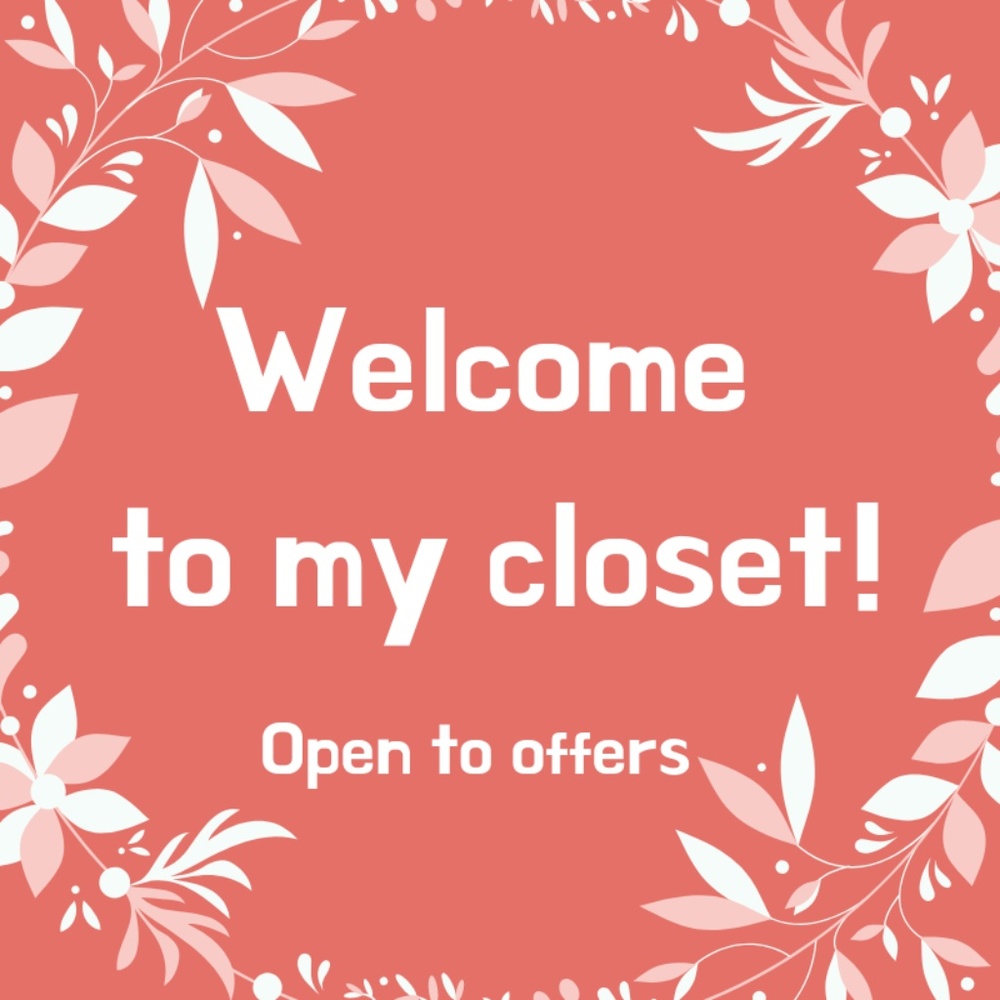 Welcome to my closet!